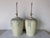1980’s Vintage Hand-Painted Ceramic Table Lamps – A Pair For Sale - Image 12 of 12
