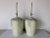 1980’s Vintage Hand-Painted Ceramic Table Lamps – A Pair/ Sold For Sale - Image 12 of 12
