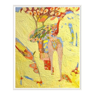 "Love Birds" Contemporary Oil Painting by Paul Wadsworth, Framed For Sale