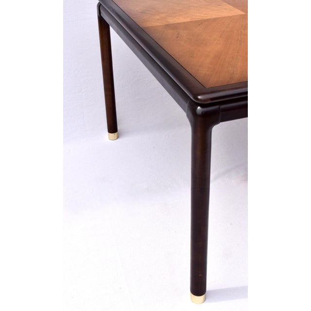 Wood John Stuart Extendable Dining Table, Mahogany & Walnut, 1960s For Sale - Image 7 of 10