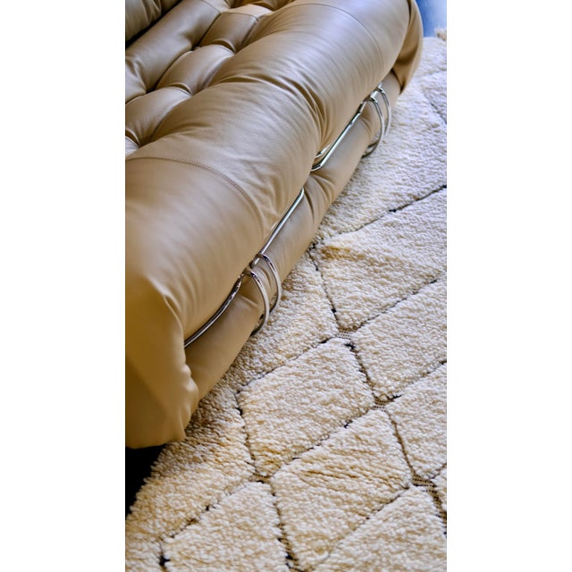 Black Moroccan Modern Beni Ouarain Rug For Sale - Image 8 of 8