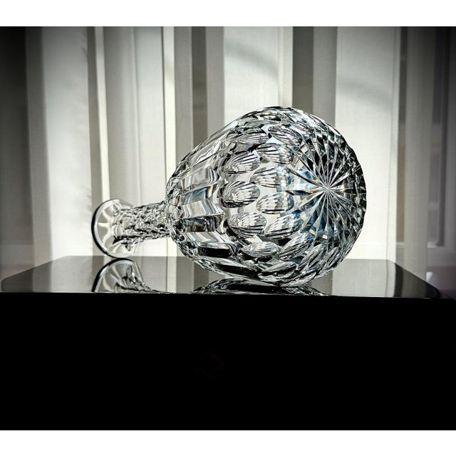 Edwardian Petal-Cut Crystal Sherry Decanter, England, 1905 For Sale - Image 8 of 18