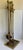 Vintage Brass Five-Piece Fireplace Tool Set With Ball Finial Handles For Sale In Los Angeles - Image 6 of 12