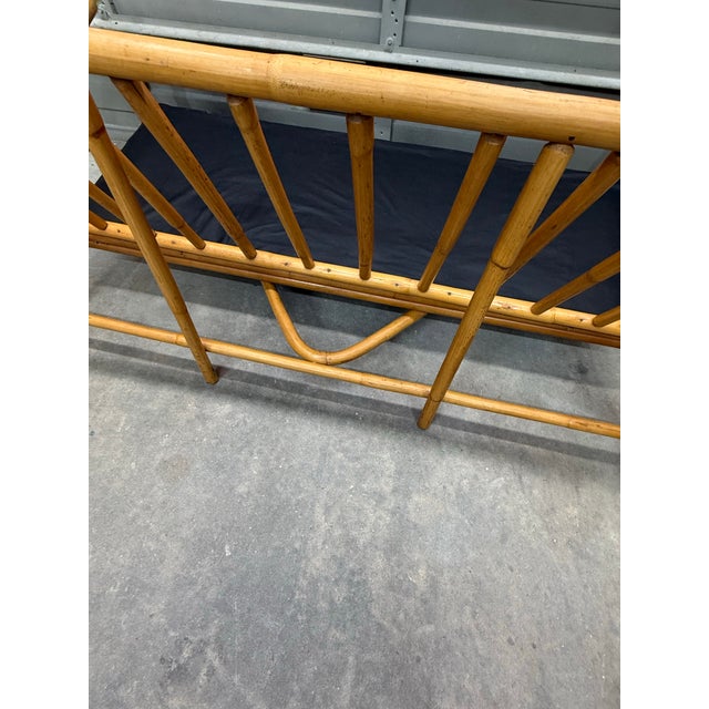 Bamboo Rattan Mid-Century Sofa For Sale - Image 11 of 12