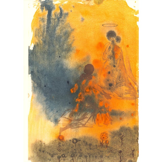 1968 Salvador Dalí Biblia Sacra Lithograph ''Sponsabo Te Mihi in Sempiternum'' ( I Will Betroth You to Me Forever) For Sale