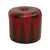 Vintage Round Pouf in Two-Tone Skai, 1960s For Sale - Image 9 of 12