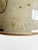 Gray Vintage 1988 Signed Pottery Crock Table Lamp, Cobalt Blue Leaves & Details With Ear Handles For Sale - Image 8 of 18