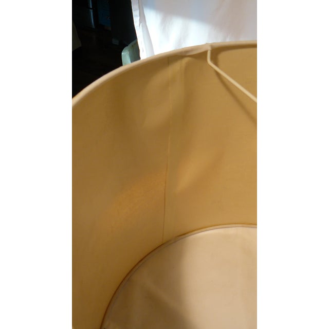 Mid 20th Century Vintage Lamp With Original Wood Shade For Sale - Image 12 of 13