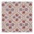 Sample - Schumacher Athena Hand-Screen Print Fabric in Red & Blue For Sale