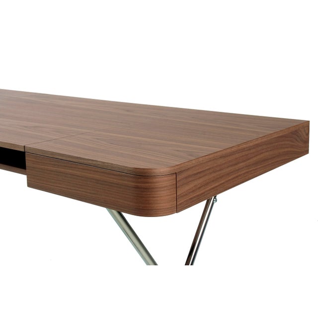 Cosimo Desk with Walnut Veneer Top by Marco Zanuso Jr. for Adentro, 2017 For Sale - Image 4 of 10