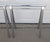 Mid 20th Century Chrome and Glass Sawhorse Desk For Sale - Image 6 of 18