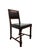 Antique Leather and Oak Studded Back Chairs, 1890s, Set of 3 For Sale - Image 4 of 5
