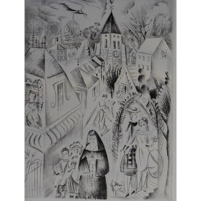 Mily Possoz, Fontenay, Etching For Sale