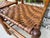 Vintage Ladder Back Side Chairs With Basketweave Rattan Seats, a Pair For Sale - Image 4 of 12