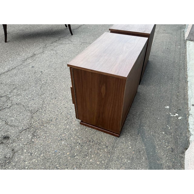 Mid Century Brutalist Style Nightstands - Pair For Sale - Image 10 of 17