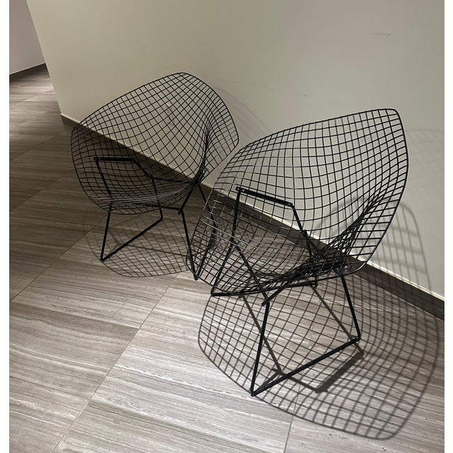 1970s Harry Bertoia Diamond Lounge Chair for Knoll Mid-Century Modern For Sale - Image 9 of 12