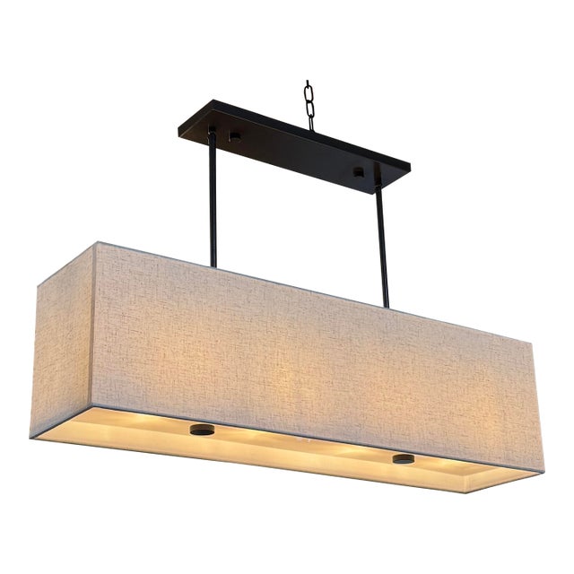 Livex Lighting Summit Wide Linear Chandelier For Sale