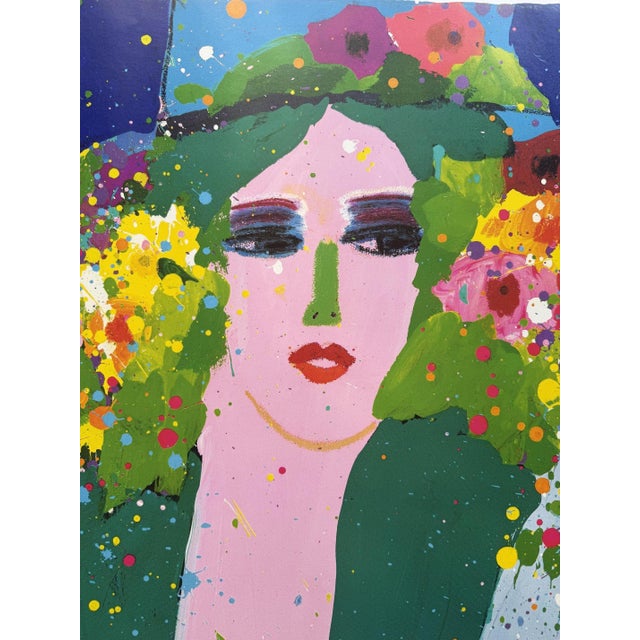 Galerie Moderne Silkeborg Exhibition Poster by Walasse Ting, 1986 For Sale - Image 6 of 7
