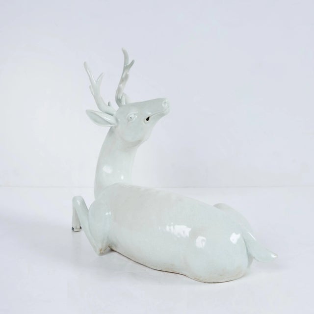 Figurative Blanc de Chine Deer For Sale - Image 3 of 7