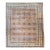 Vintage Mahal Sultanabad Rug, Hand-Knotted Wool, Geometric Pattern, 10x14, Pale Pink & Ivory For Sale