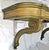 Khaki 1930s Louis XVI Style Painted Gilt Wall Console Shelf For Sale - Image 8 of 11