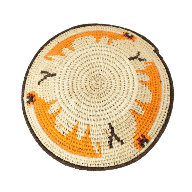 Early 20th Century Sisal Handwoven Animal Basket Eswatini 9inch For Sale - Image 4 of 6