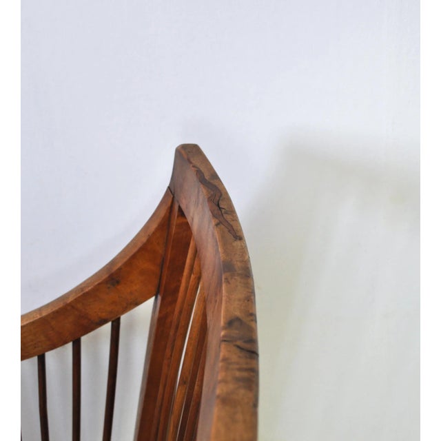 19th Century Danish Walnut Bergère Chair For Sale - Image 18 of 18