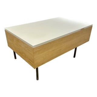 1950s George Nelson for Herman Miller Birch Storage Coffee Table Mid Century Modern For Sale