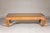 Natural Wood Chow Leg Coffee Table with Carved Apron, Vintage For Sale - Image 9 of 12