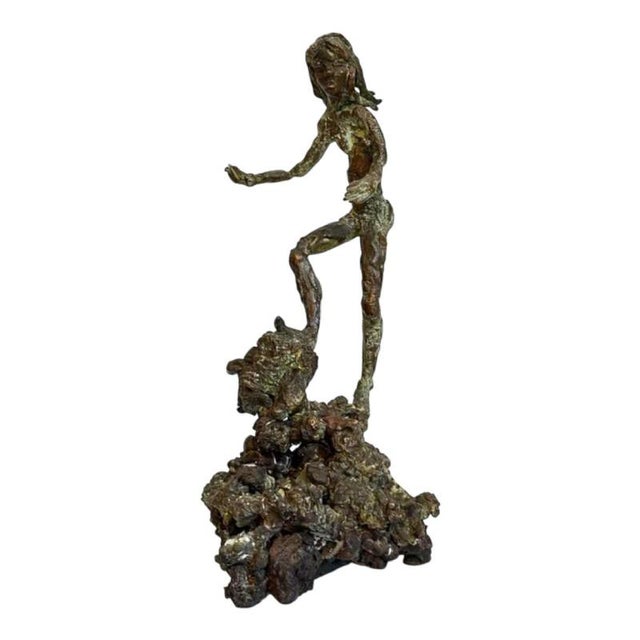 Léon de Pas, Female Nude Sculpture, 1980s, Bronze For Sale - Image 11 of 11