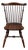 Vintage Nichols & Stone American Traditional Solid Cherry Comb Back Windsor Dining Chair / Desk Chair For Sale