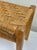 Vintage Woven Rope Seat Wood Stool For Sale - Image 12 of 12