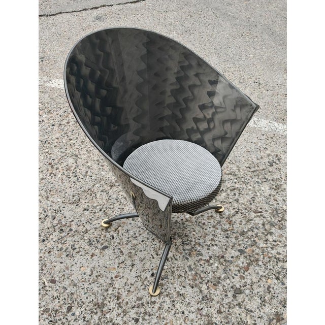 Cone-Shaped Armchairs by Steel-Line, 1980s, Set of 2 For Sale - Image 13 of 14