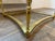 Metal Parisian High Quality Brass Coffee Table, 1925 For Sale - Image 7 of 11