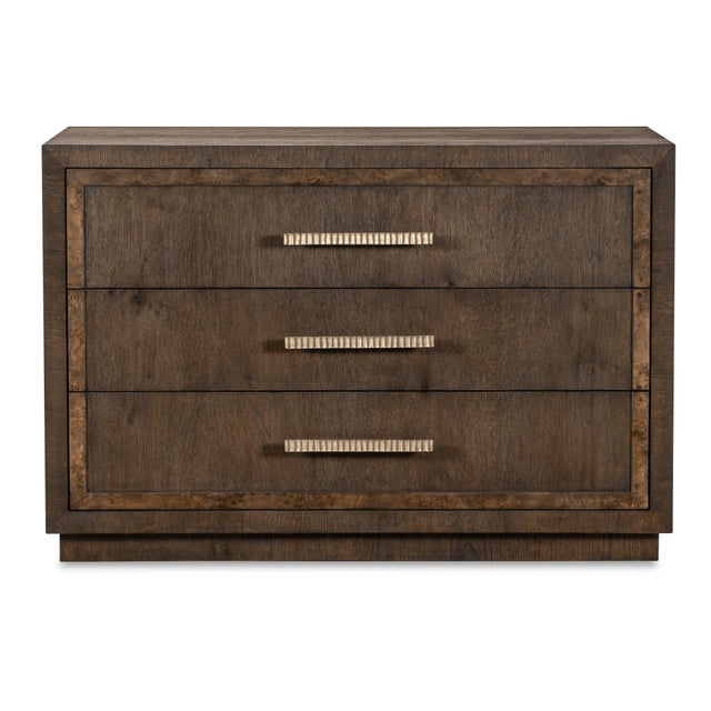This exquisite oak and burl chest seamlessly blends rustic charm with refined elegance. The rich wood is highlighted by...
