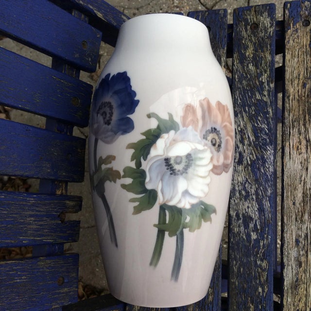 Vintage Danish Vase from Bing & Grondahl, 1950s, in Flawless conditions. Designed 1950 to 1959 This piece has an...