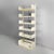 Industrial Italian Modern White Congresso Modular Bookcase attributed to Lips Vago, 1970s For Sale - Image 3 of 18