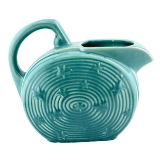 Vintage Shawnee Pottery Stars and Stripes Pitcher For Sale