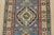 2020s Kazak Runner 2’9” X 9’6” Blue Wool Tribal Hand-Knotted Oriental Rug For Sale - Image 5 of 13