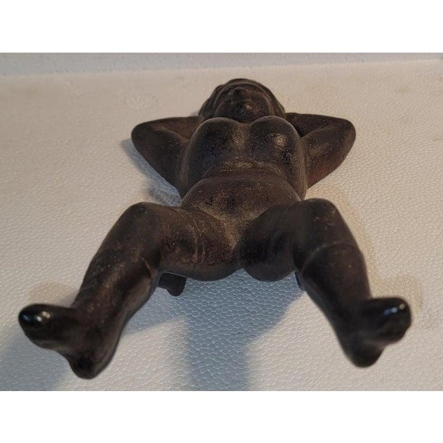19th Century Cast Iron Lady Boot Jack For Sale - Image 4 of 8