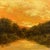 Summer Marsh by Shawn Krueger | Oil on Artefex ACM panel Landscape with sunset over marshland. For Sale
