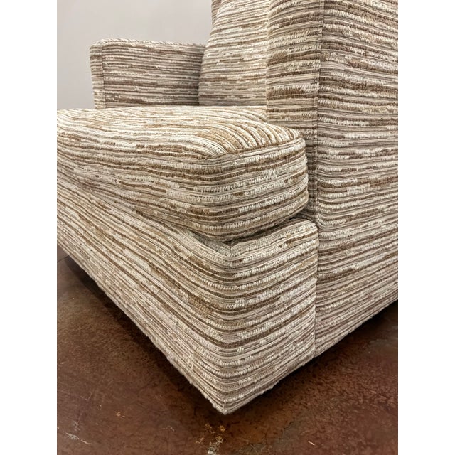 Modern Revelation Unwind Swivel Chairs / Wheat - Pair. For Sale - Image 3 of 9