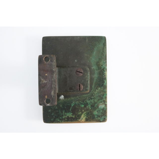 Brutalist Brass Push and Pull Front Door Handle, 1970s For Sale - Image 4 of 6