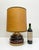 Mid-Century Modern Double Bubble Brown Glass Table Lamp, Italy, 1970s For Sale - Image 4 of 11