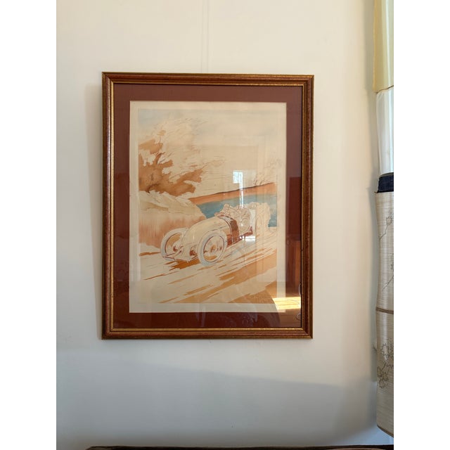 1905 Ernest Montaut Hand Colored Pochoir Lithograph For Sale In Greenville, SC - Image 6 of 8