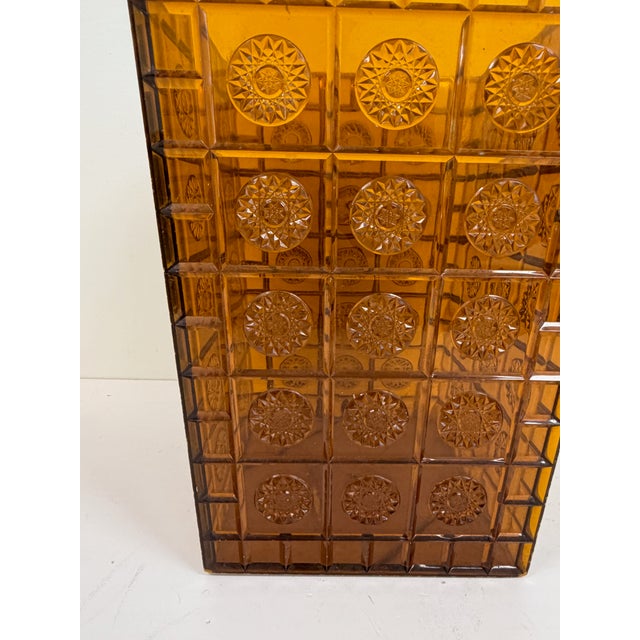 Amber Lucite Style Waste Basket / Trash Can For Sale - Image 13 of 17