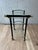 1980s Modern Black and Brass Tea or Bar Cart, Vintage Design, Elegant Style For Sale - Image 5 of 11