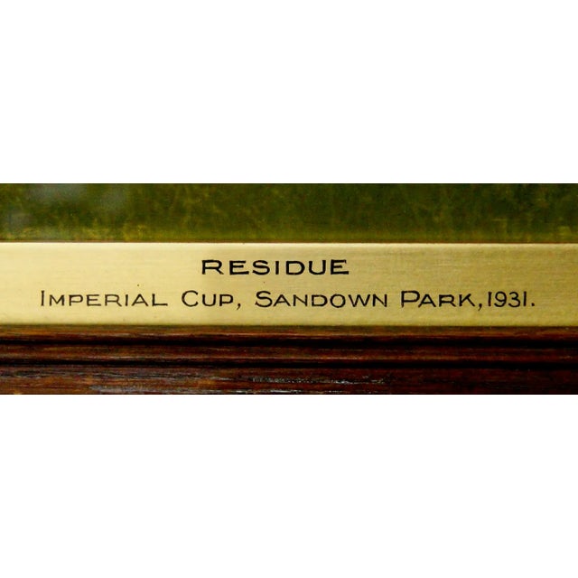 1930s Residue, Sandown Park Imperial Cup, Oak Frame For Sale - Image 5 of 10