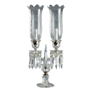 Bohemian Crystal Table Lamp For Sale