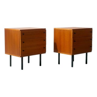 Mid-Century Twen Bedside Tables by Günter Renkel for Rego, 1960s For Sale